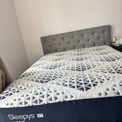Sleepy’s Hybrid queen Mattress + FREE Queen Bed Frame