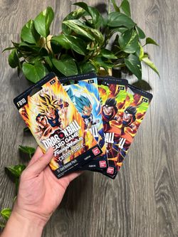 Dragonball Super Card Game Fusion World Cross Force Booster Pack Sleeved