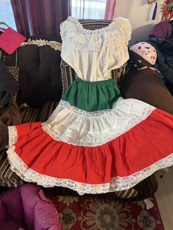 Mexican Shirt And Skirt