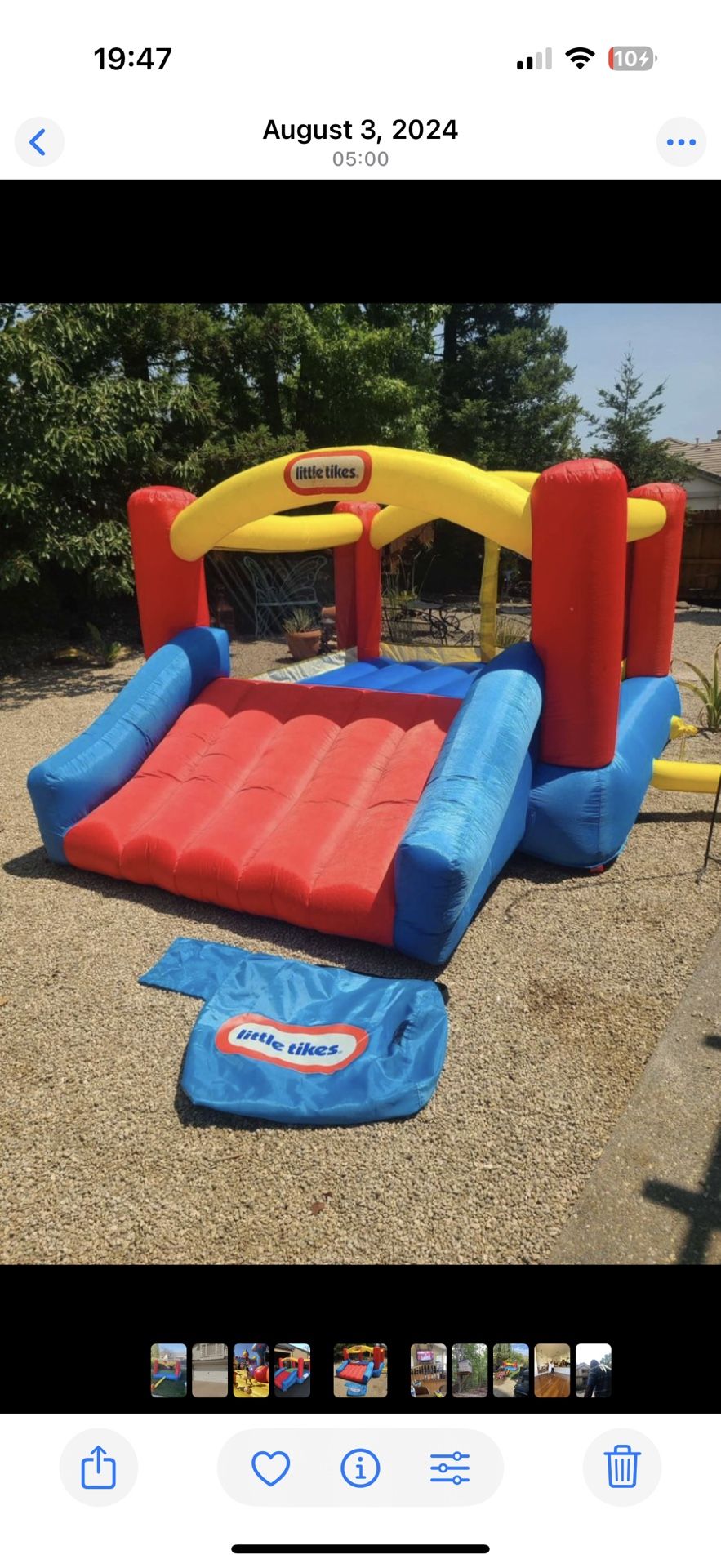Little Tikes Jr Jump And Slide Bouncer