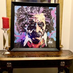 Z Gallery Modern Abstract  Einstein Framed Print by D. Garibaldi  