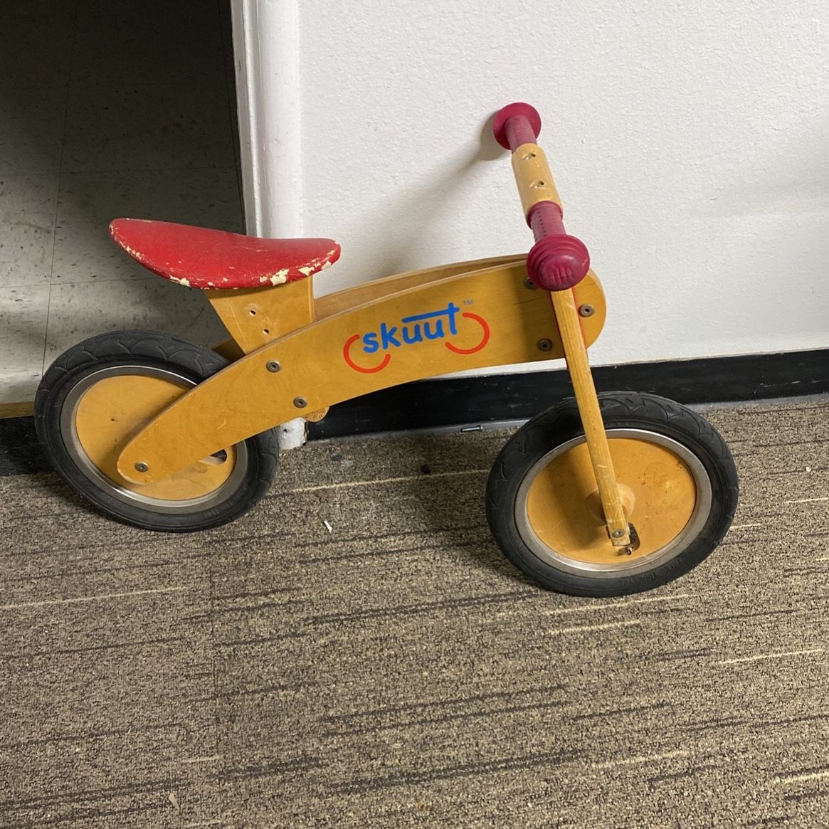 Red skuut Wooden balance Bike for Sale in Stanton CA OfferUp