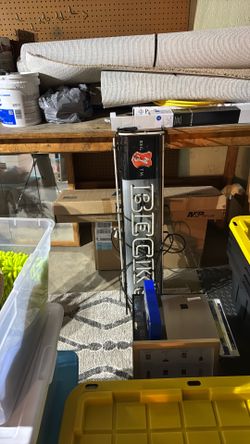 Vintage Becks Beer light up neon sign in working condition