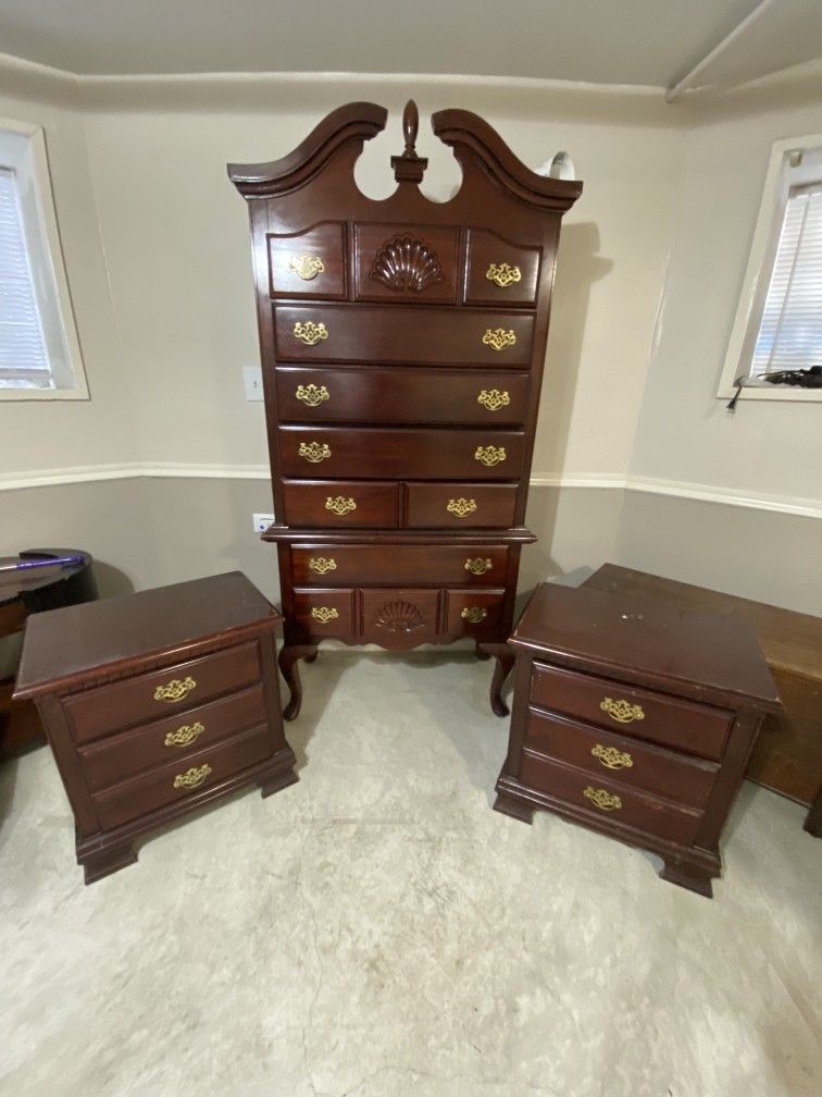 Armoire And Two Nightstands