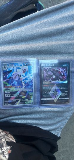 Pokémon Cards Silvally and Darkrai Prism Star