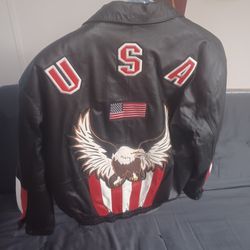 USA Leather Jacket