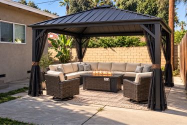 Brand new patio gazebo hard top l0xl0