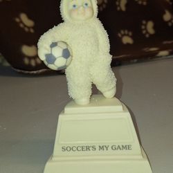 Department 56 Snowbabies Personalize Soccer's My Game Figurine A61F049