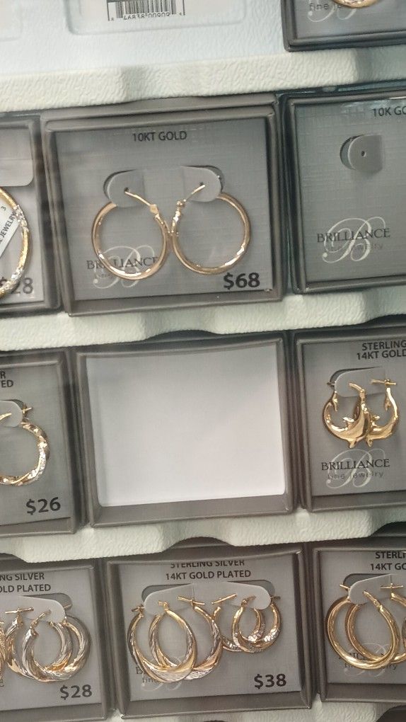 10 K Gold Earrings Whoops