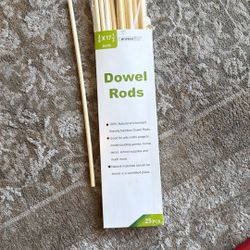 Wooden Dowel Rods
