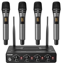 TONOR TW360 Wireless Microphones Set Of 4 Mics