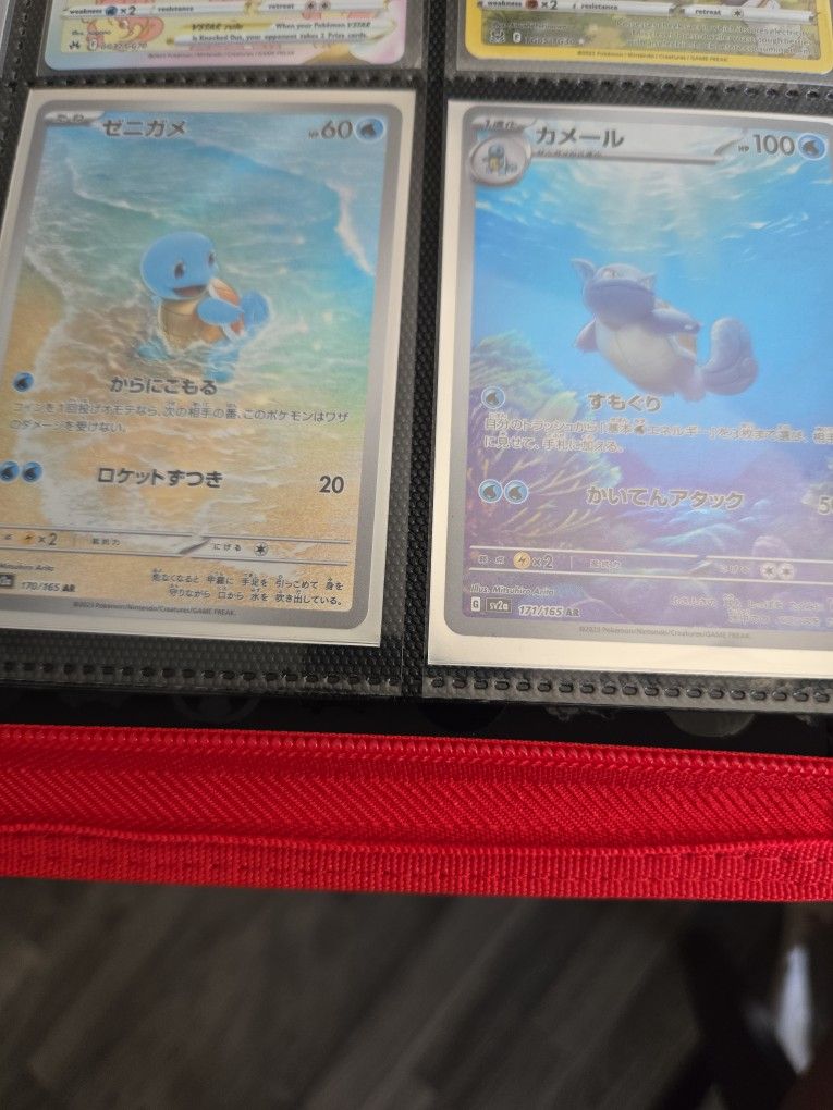 Japanese pokémon cards. 