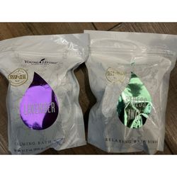 YOUNG LIVING ESSENTIAL OILS BATH BOMBS LAVENDER STRESS AWAY SEALED 8 balls