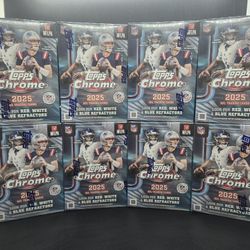 2025 Topps Chrome Football NFL Value Blaster Boxes