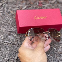 Cartier Glasses- brown gold