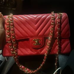 Red Chanel Purse 