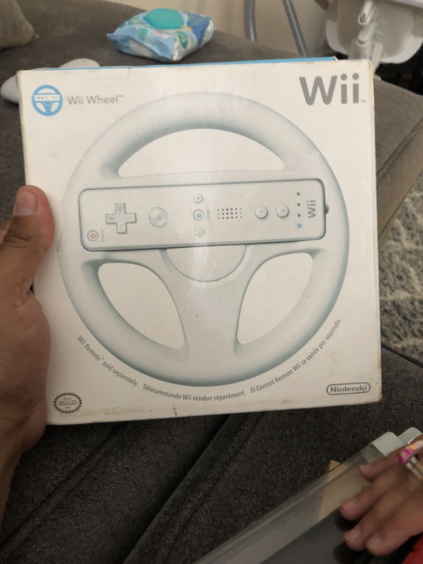 Wii steering wheel