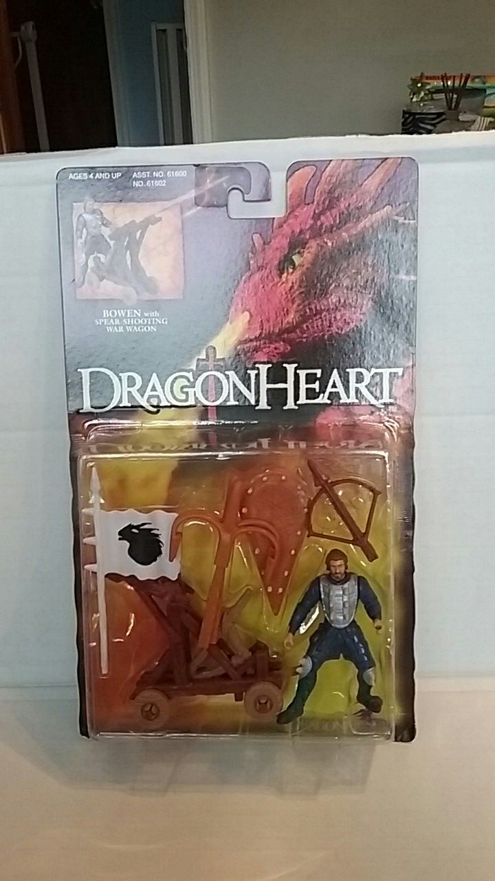 Dragonheart Bowen Spear Shooting Wagon Kenner Action Figure 3.5" Vintage 1995