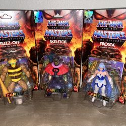 Masters Of The Universe Cartoon Collection Buzz Off Frosta Invisible Skeletor 
