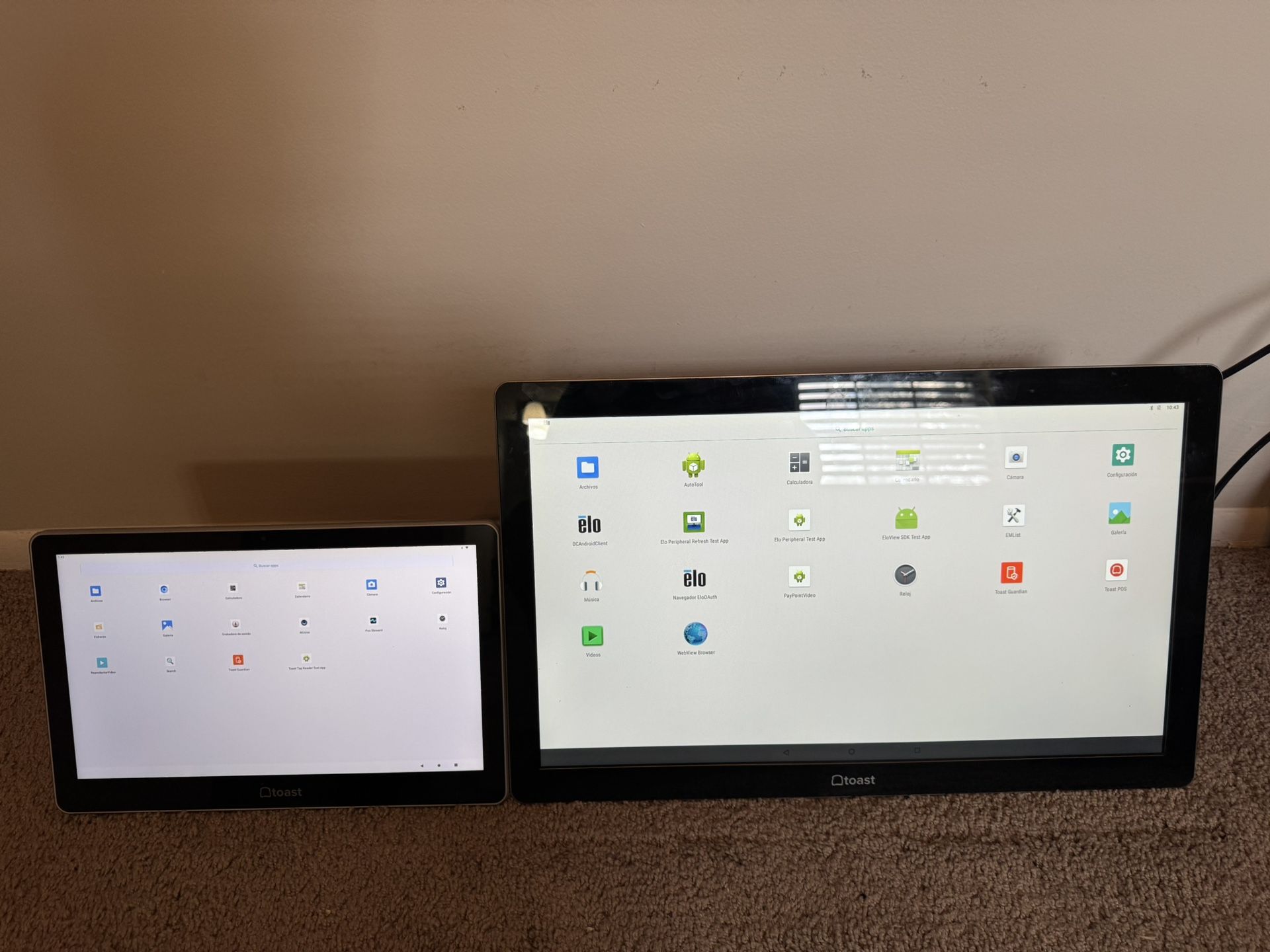 🔲TOAST touch screen monitors for restaurant, bar or food business 🟥2x $100   🔲Monitores de pantalla tactil TOAST para restaurante bar o negocio de 