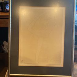 Auguste Rodin Lithograph 