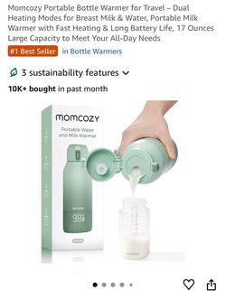 Mom cozy water/ milk warmer