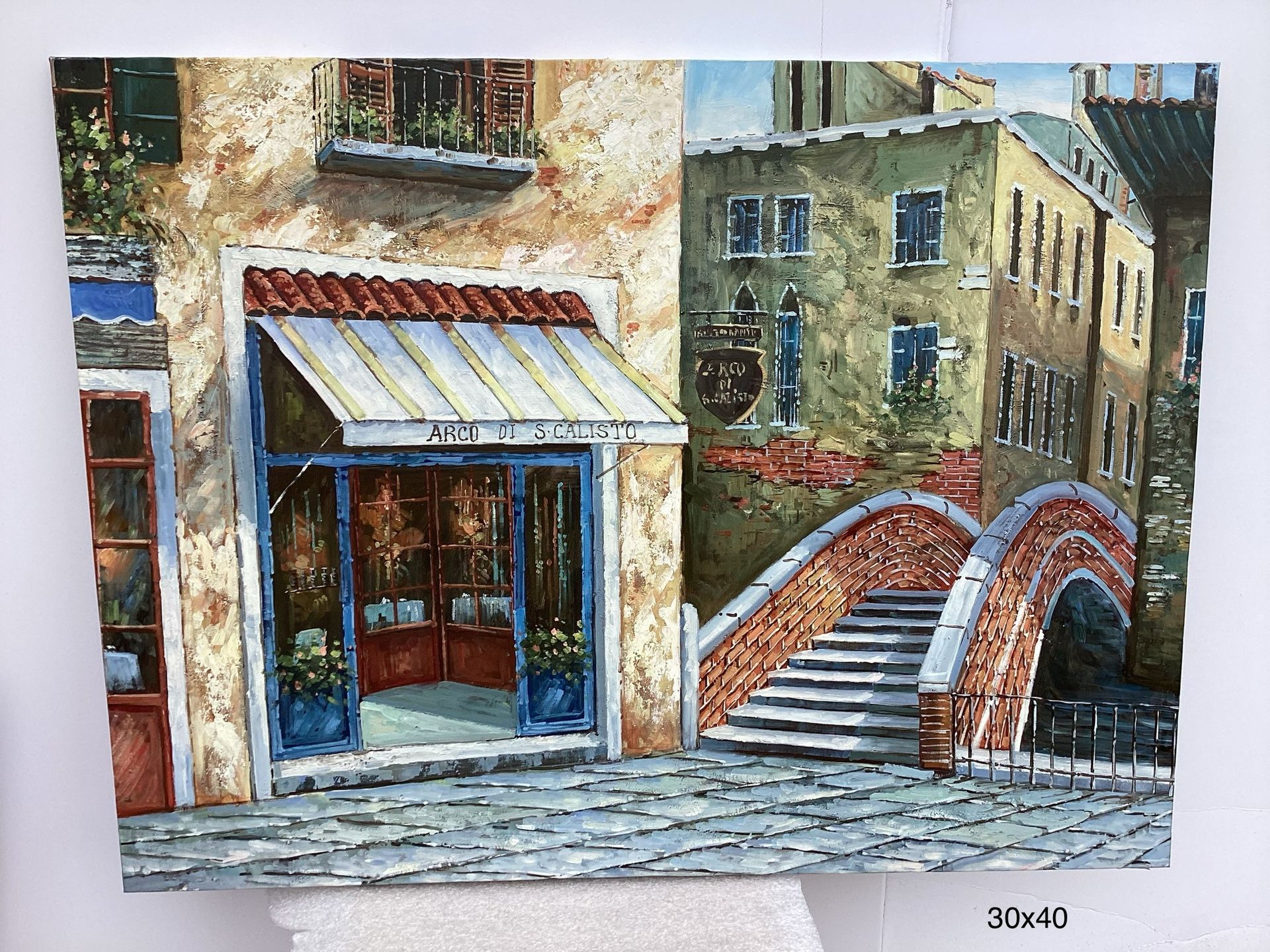 Storefront Oil Painting