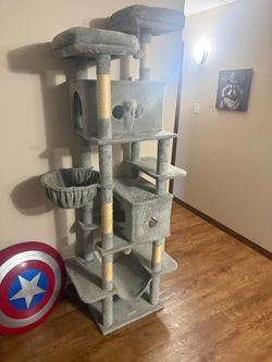 Tall cat tree