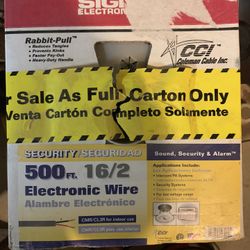 500ft 16/2  CMR/CL3R Electronic/ Speaker Wire (New)