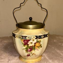 Vintage Lancaster and Sons Biscuit Barrel 