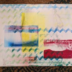 Mixed Media Silkscreen Art