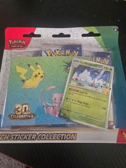Pokemon 30th sticker collection