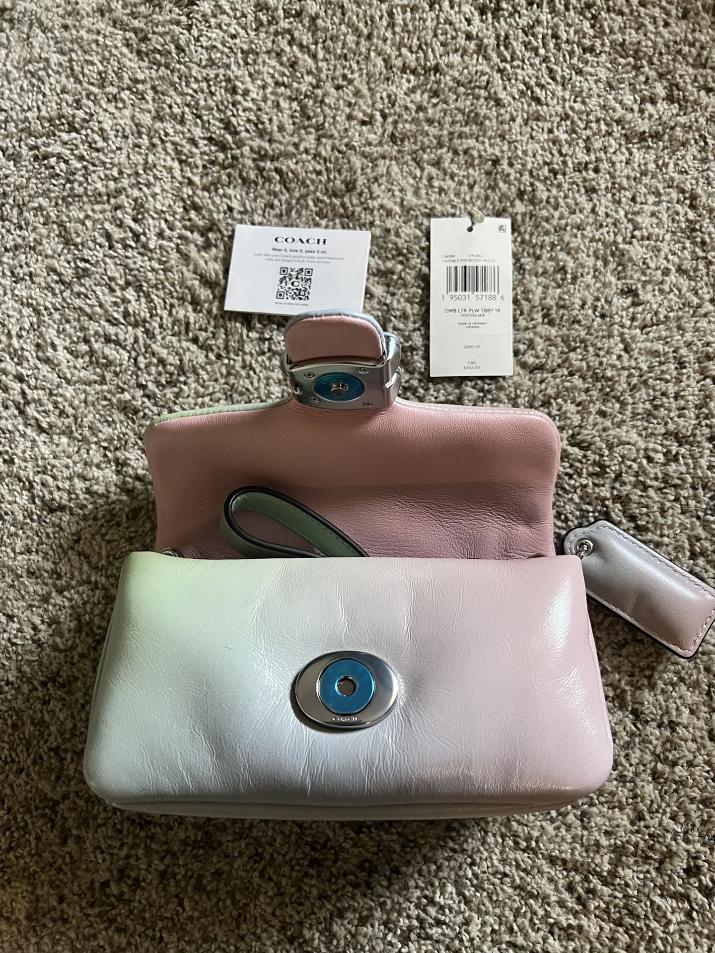 Coach Pillow Napa Leather Tabby Shoulder Bag