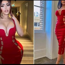 Fashion nova Red dresd