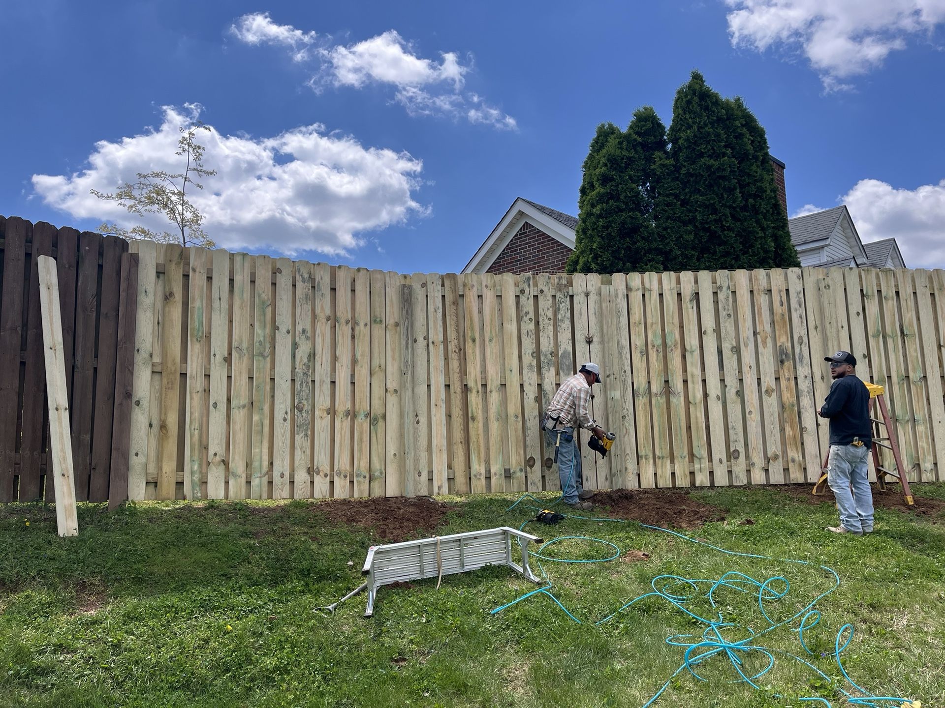 Fence work