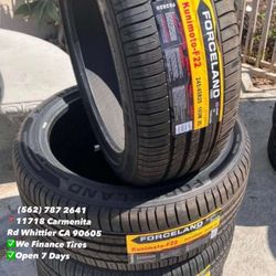245/45/20 FORCELAND Set of Tires Installed and Balanced Set de Llantas Nuevas Instaladas y Balanceadas