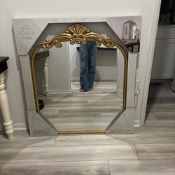 Large Gold  Mirror 