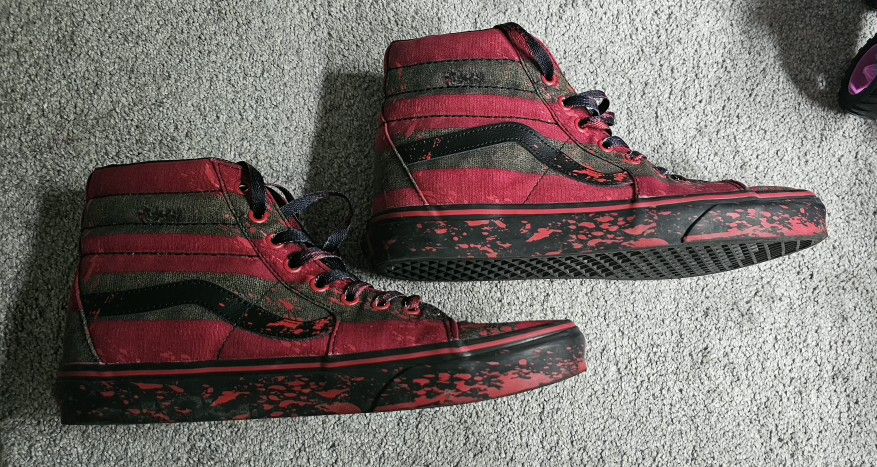 Freddy Krueger ( Nightmare on Elmstreet) Vans