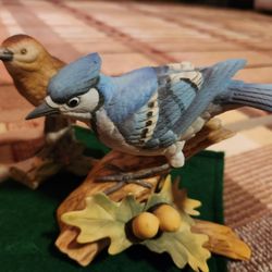 2 Porcelain Bird Figurines 