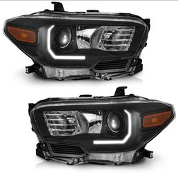 New Pair Of Factory DRL Headlights for 2016-2022 Toyota Tacoma TRD/Limited