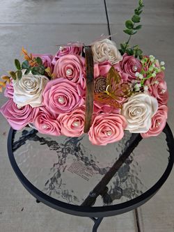 Ribbon flowers