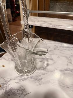 Crystal and porcelain tea set