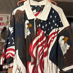 XXL MENS AMERICA DRESS SHIRT