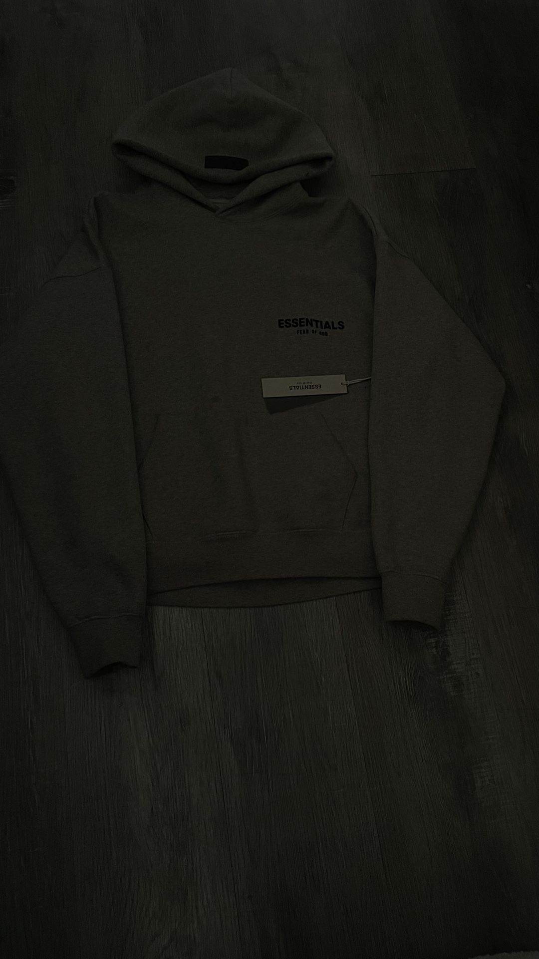 Oatmeal Grey Size Xs Essential Hoodie