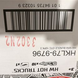 Hot wheel short card box