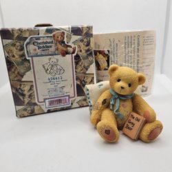 New Cherished Teddies Bear JOE Love Better Age Figurine PILLOW birthday age grandpa 
MIN CONDITION,  STORED IN THE BOX, COMES WITH ORIGINAL PACKAGING
