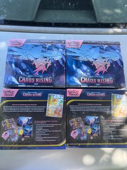 Pokémon TCG Mega Evolution Chaos Rising Elite Trainer Box x4