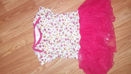 Small one piece with tutu attached