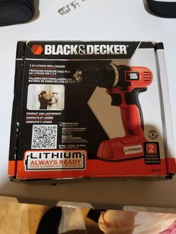 Black&Decker 7.2v drill