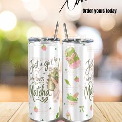 Support A Small Business : Custom Matcha Tumblers 